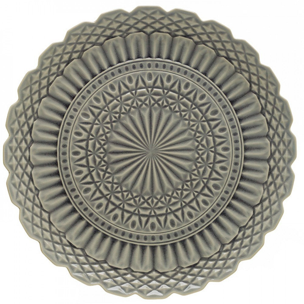 Cristal Round Platter - Grey