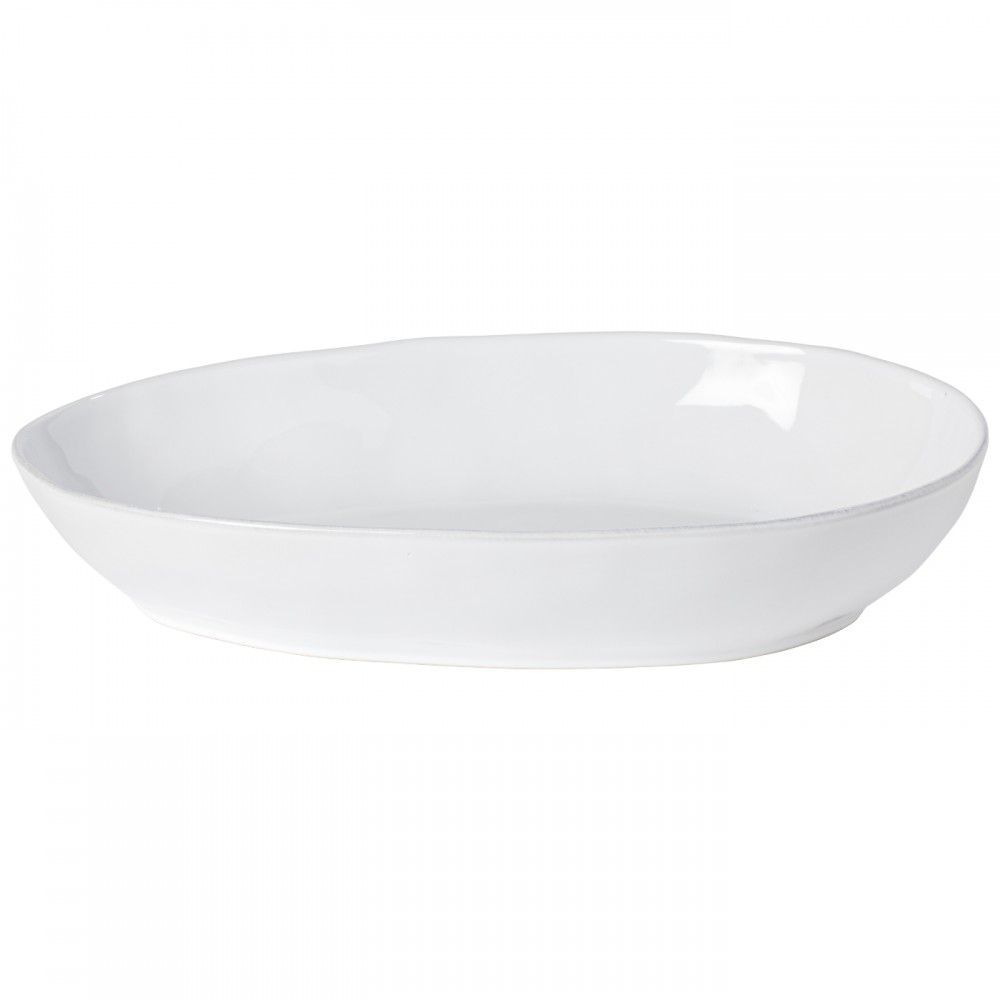 Livia Large Oval Baker - White