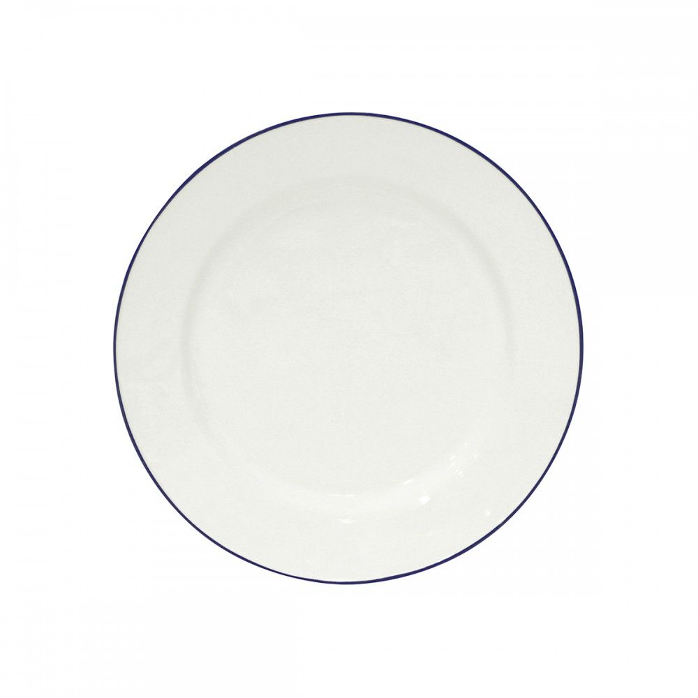 Beja Dinner Plate Set - White Blue