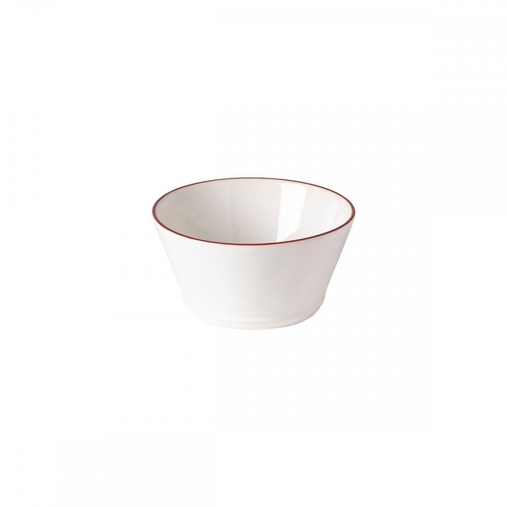 Beja Cereal Bowl Set - White Red