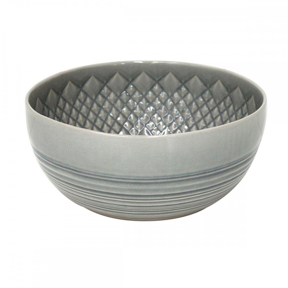 Cristal 11 in Serving Bowl - Grey