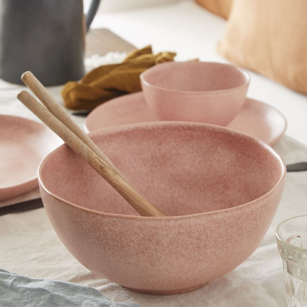 Livia Serving Bowl - Mauve Rose