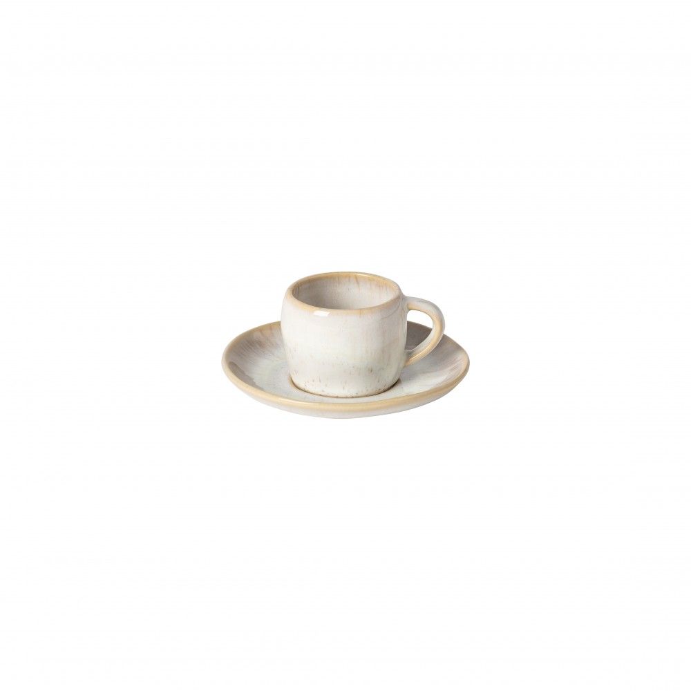 Eivissa Coffee Cup & Saucer Set - Sand Beige