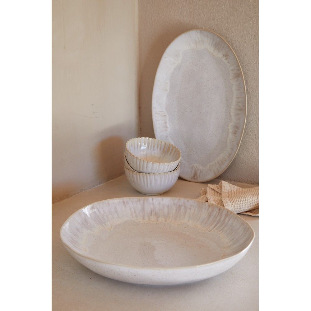 Eivissa Pasta Serving Bowl - Sand Beige