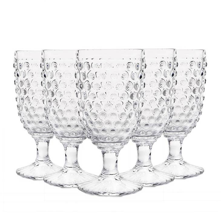 Hobnail Goblet