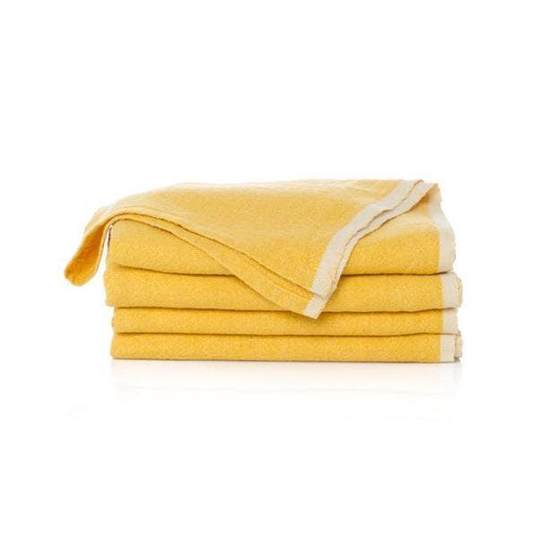 Chunky Linen Napkins - Yellow