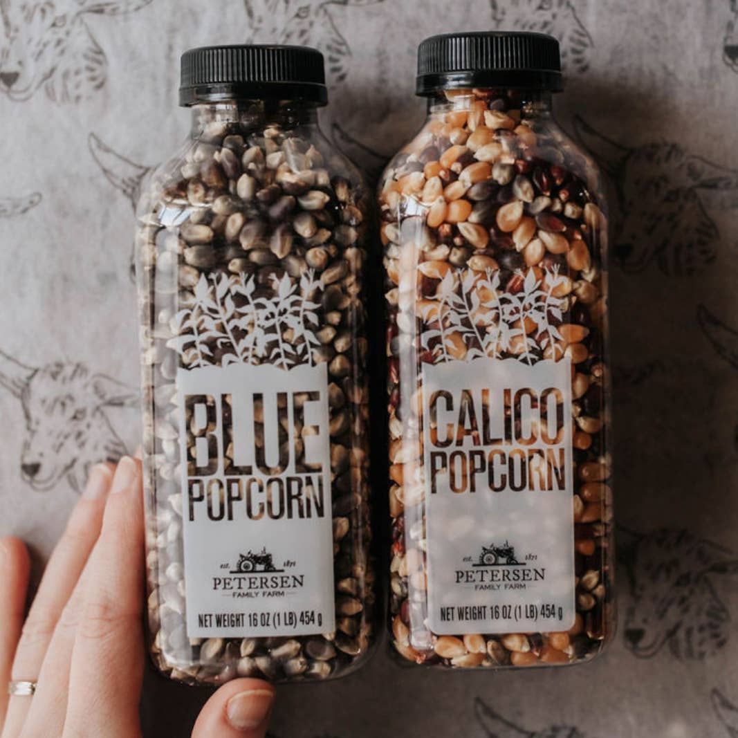 Farm Fresh Blue Bottled Popcorn