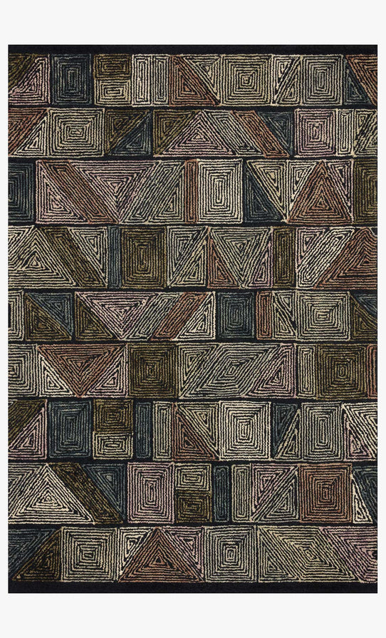 Justina Blakeney x Loloi Berkeley Rug - Black - Discontinued