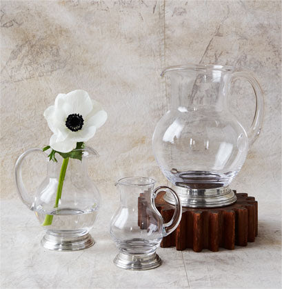 Match Pewter Quarter Litre Glass Pitcher