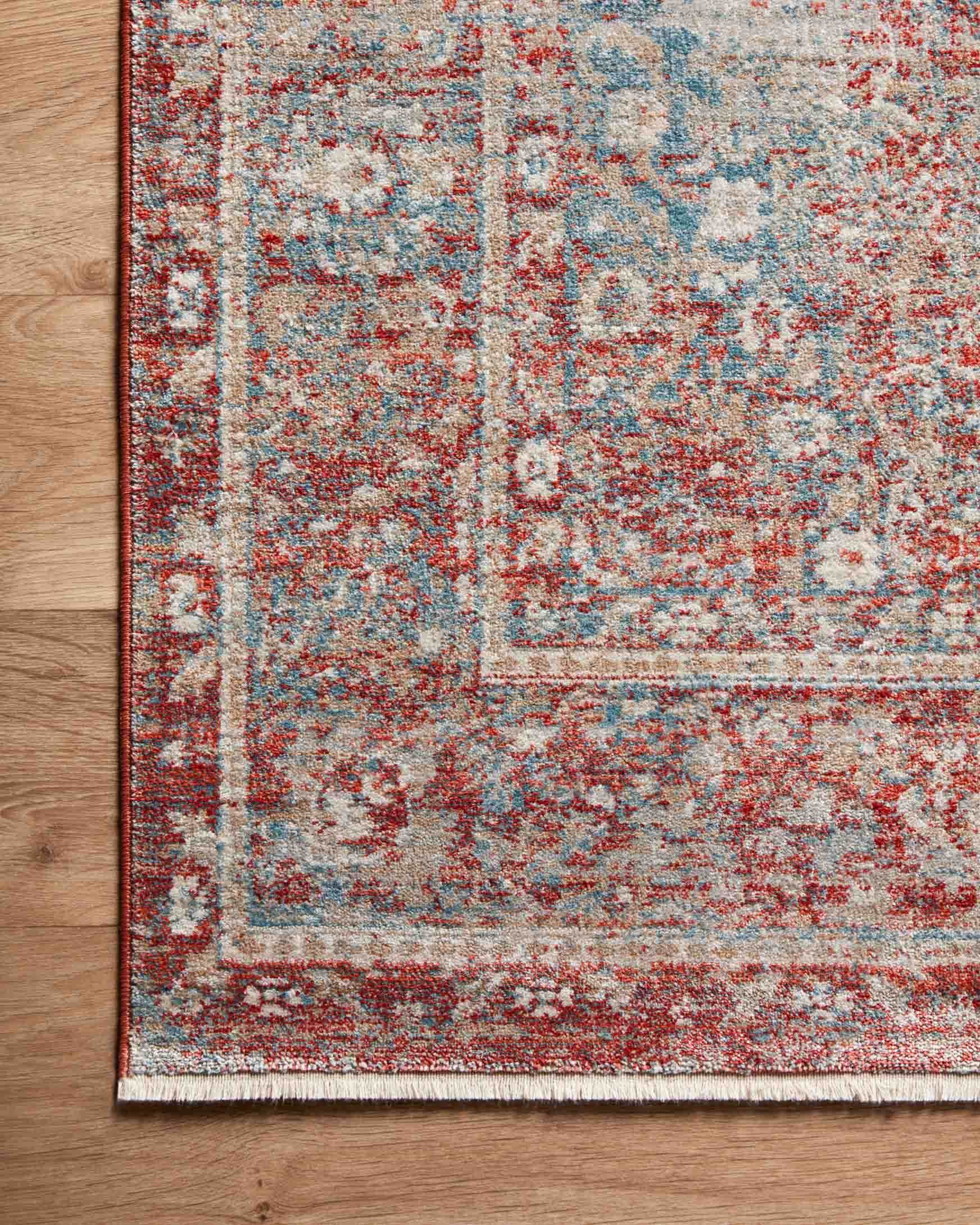 Magnolia Home x Loloi Elise Rug - Sky Red