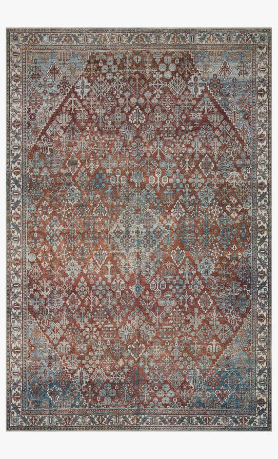 Magnolia Home x Loloi Lenna Rug - Brick Sky