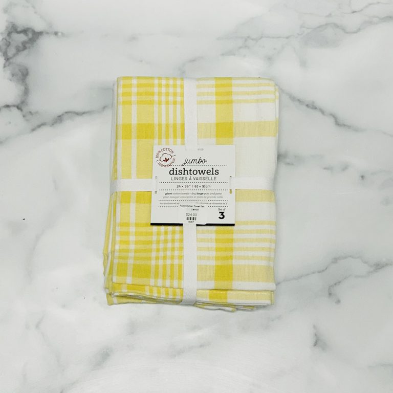 Jumbo Towel Set - Lemon