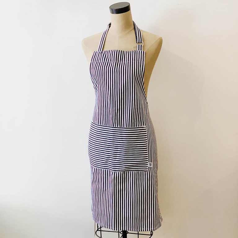 Chef Apron - Pinstripe Black