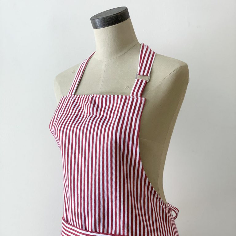 Chef Apron - Pinstripe Red