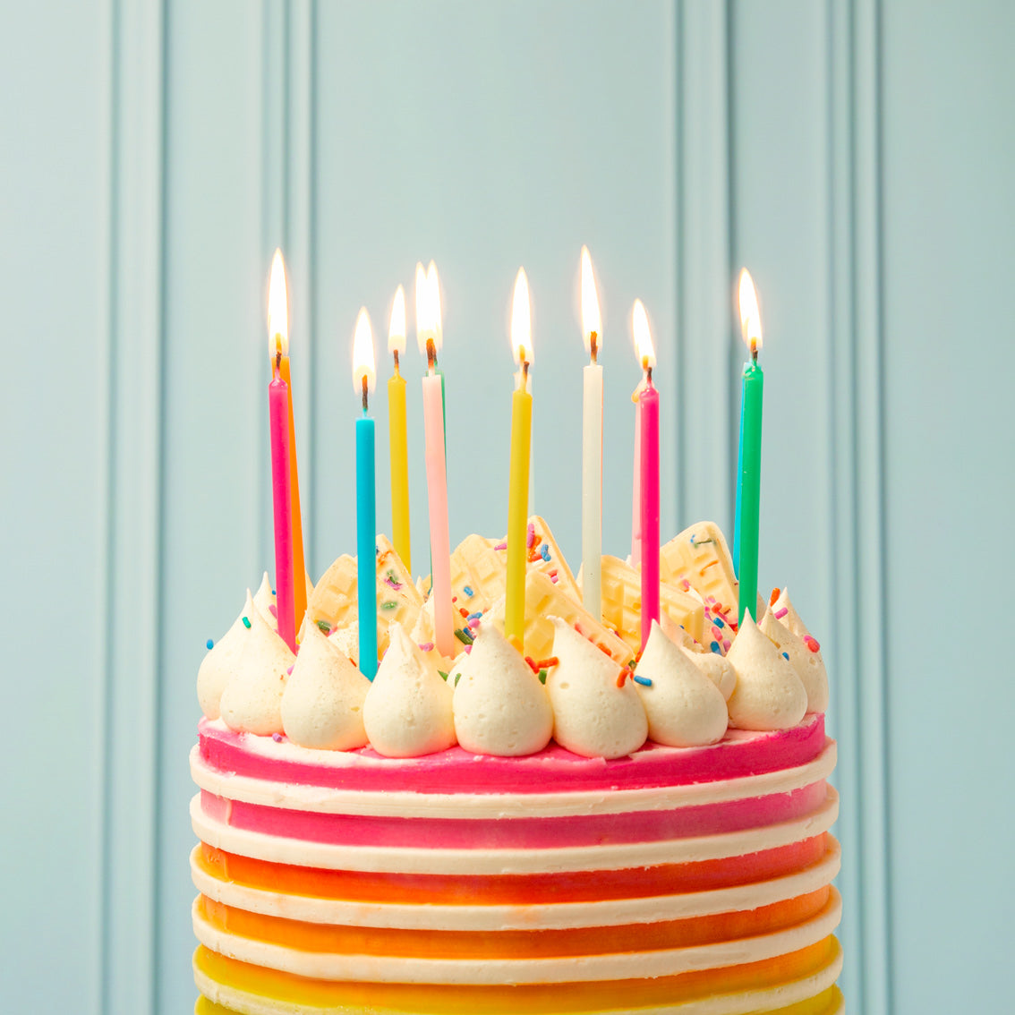 Birthday Brights Rainbow Candles