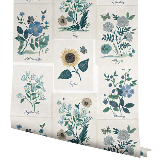 Rifle Paper Co Botanical Prints Wallpaper - White – Relish Decor