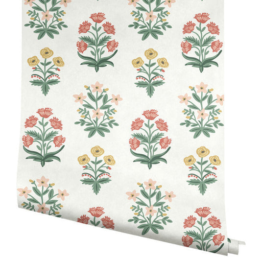 Rifle Paper Co Botanical Prints Wallpaper - White – Relish Decor