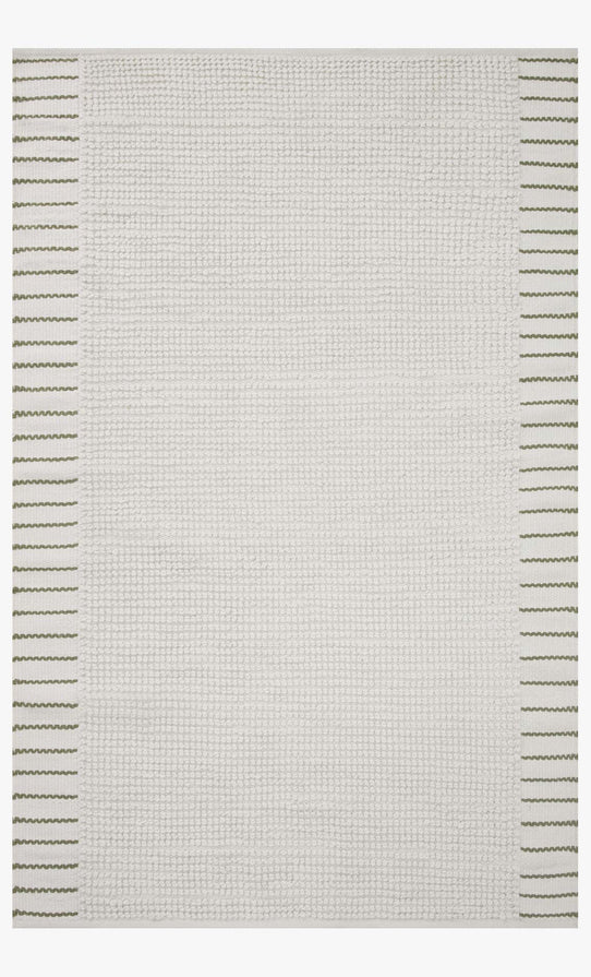 Magnolia Home x Loloi Sadie Outdoor Rug - White