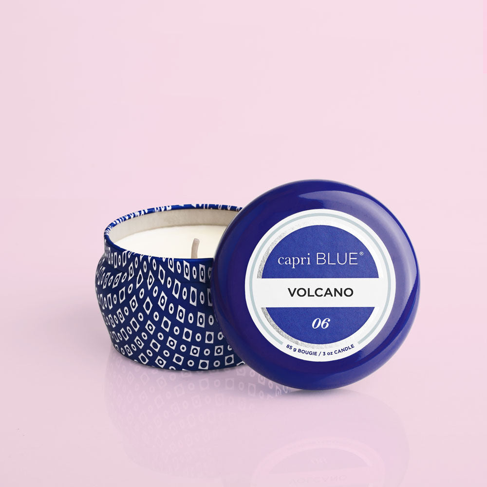 Capri Blue Volcano Mini Tin Candle - Blue