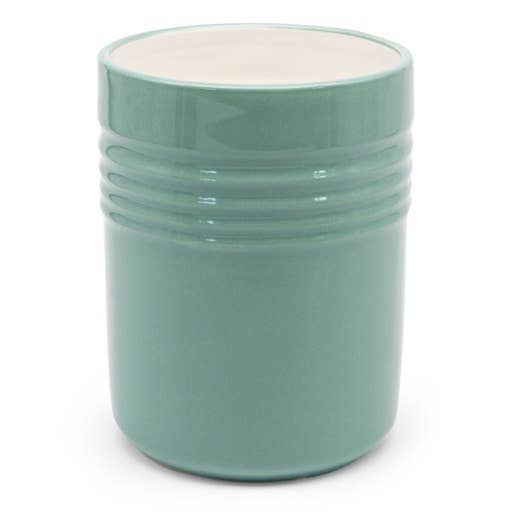 Ceramic Utensil Holder - Teal