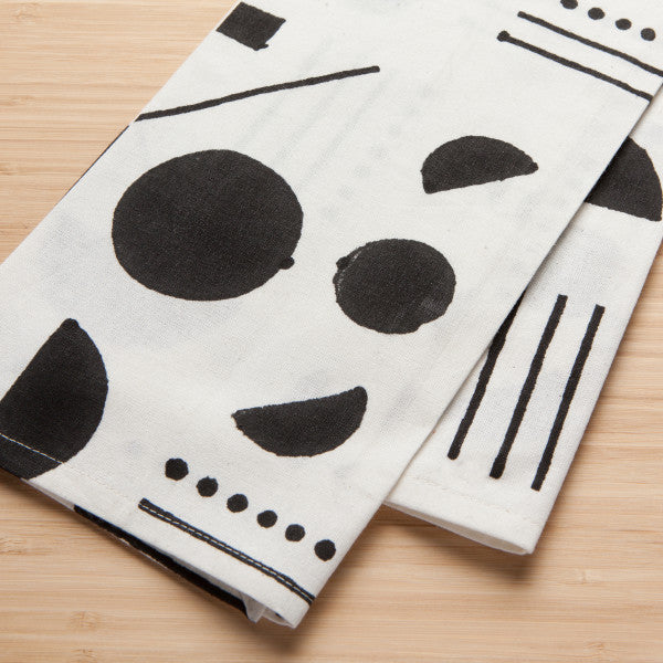 Domino Block Tea Towel