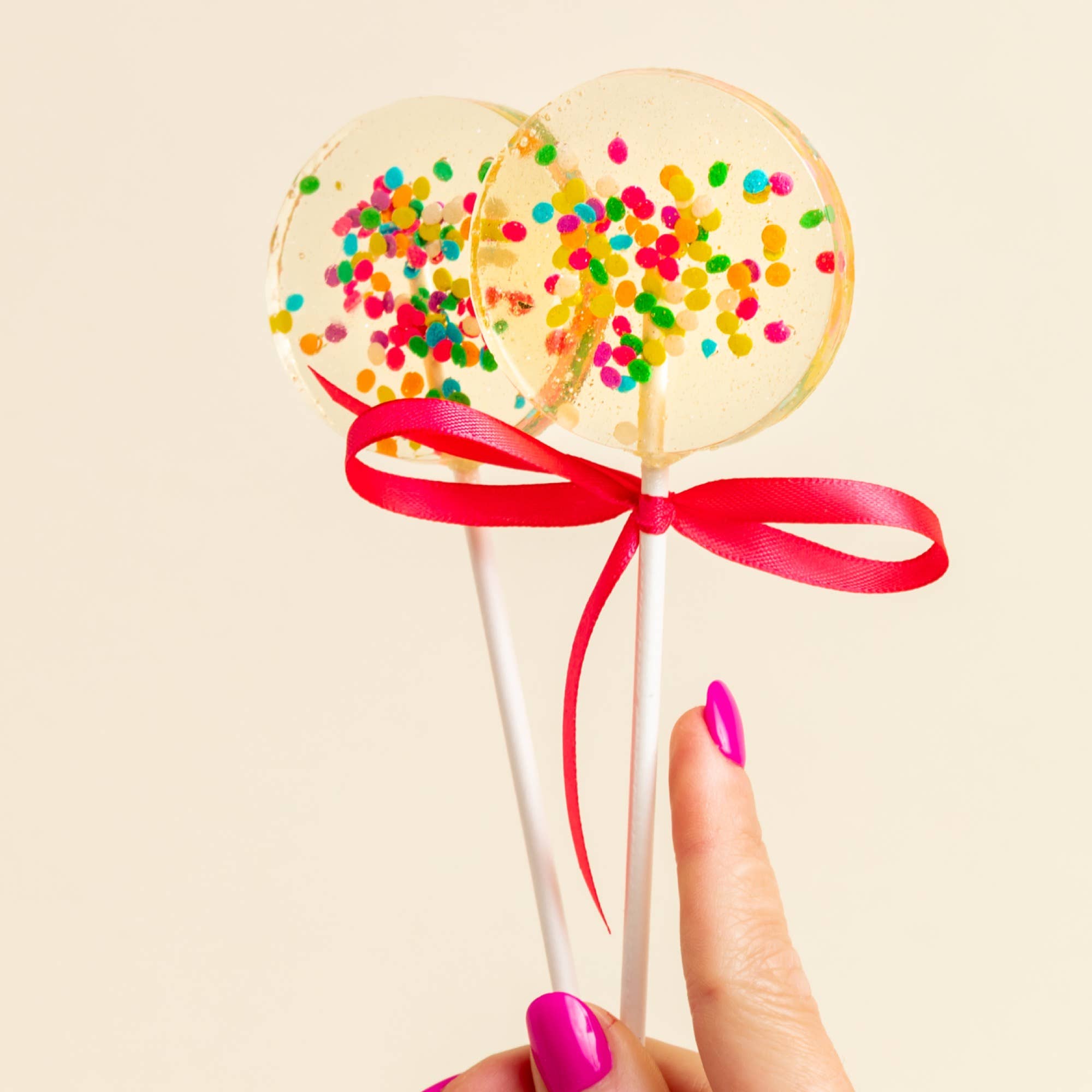 Celebration Sparkle Lollipop - Birthday Cake