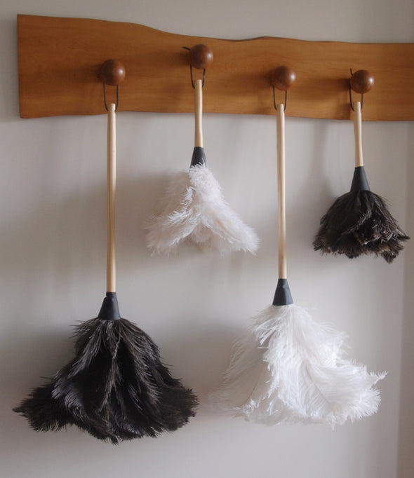 Large Feather Duster - Cream