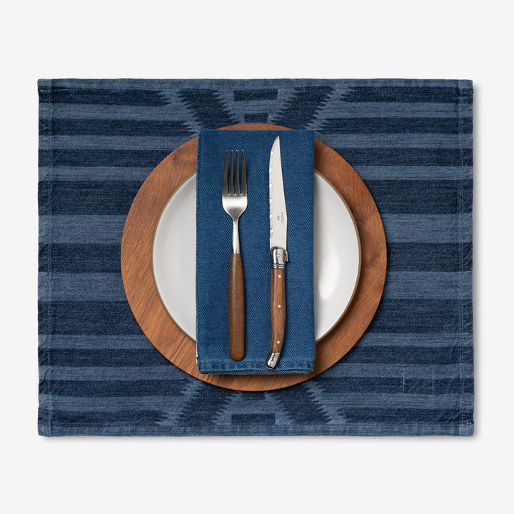 Laser Denim Placemat - Sunrise