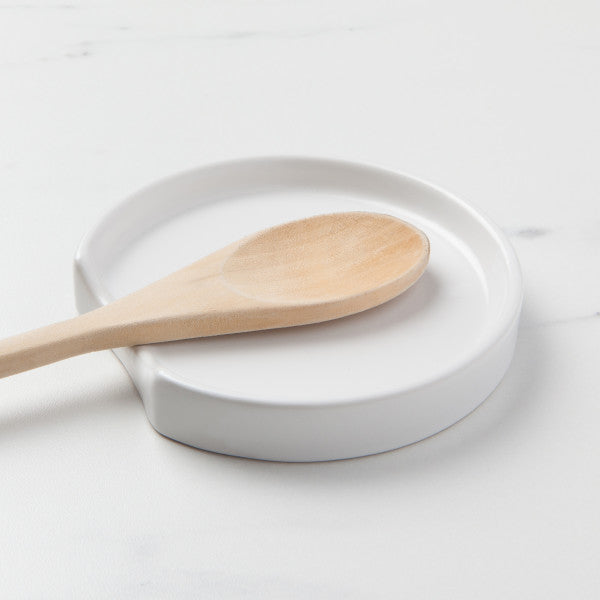 Matte Spoon Rest - White