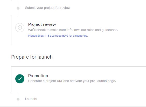 Adding the Facebook Pixel to Kickstarter by navigating to the Promotions Tab