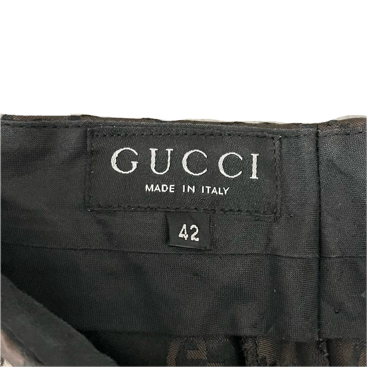 GUCCI グッチ　パンツ　スラックス　GG柄　トムフォード期