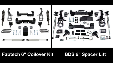 BDS Lift Kit, Fabtech Coilover Lift Kit