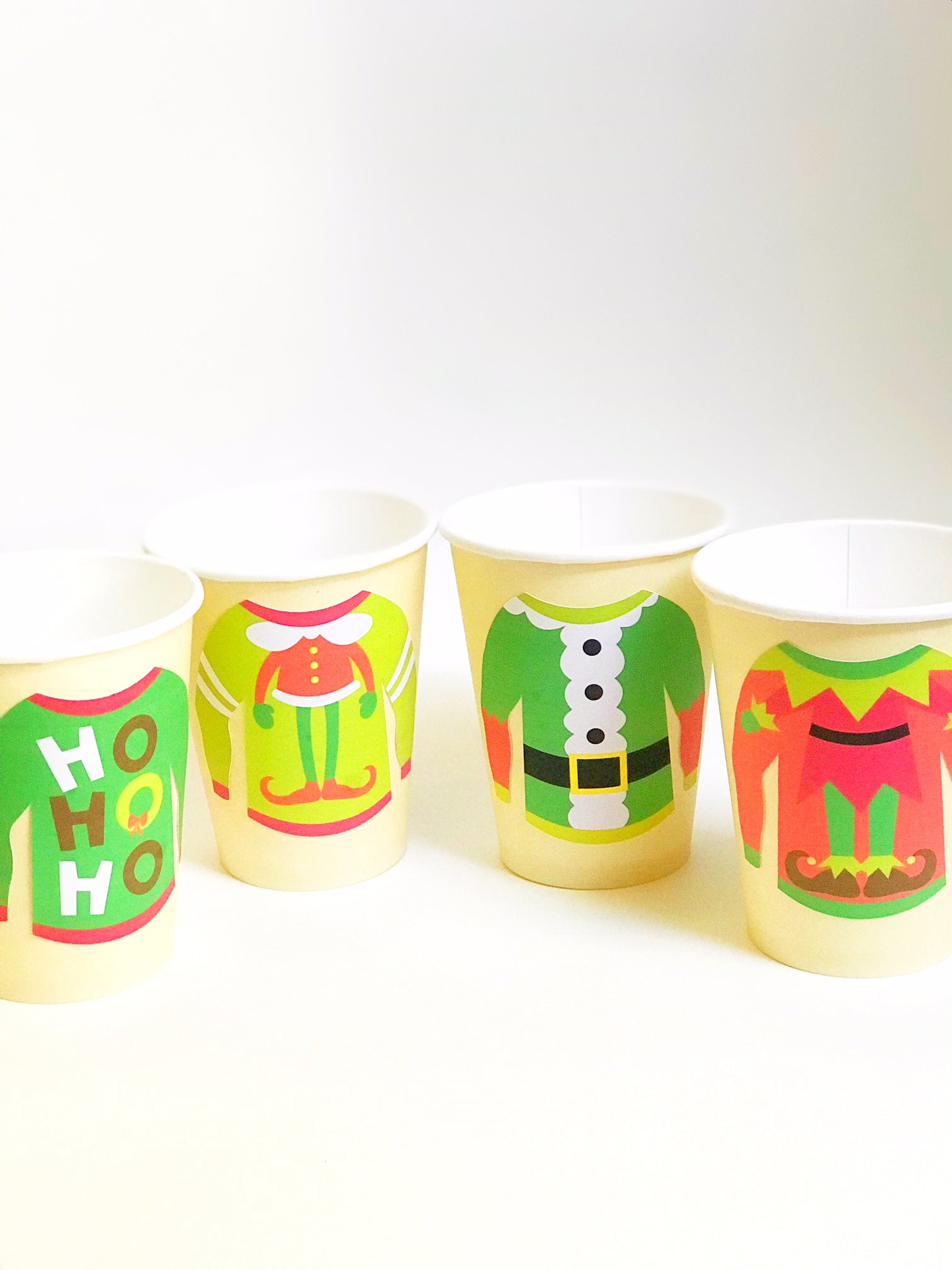 Ugly Christmas Sweater Cups