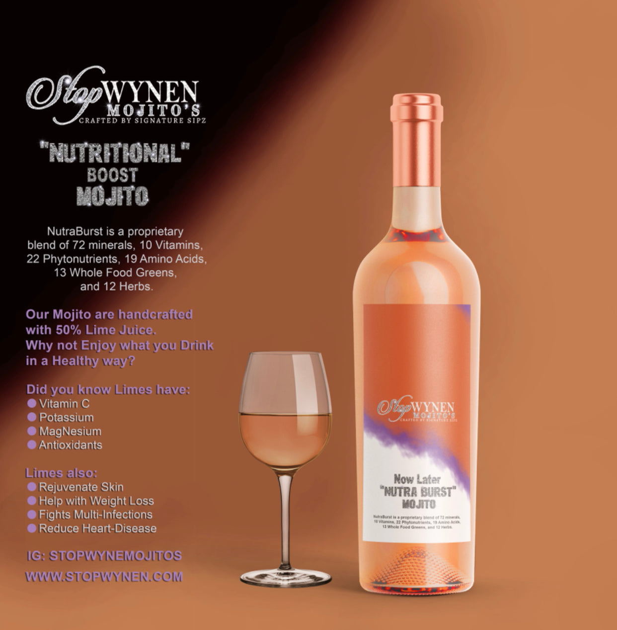Stop Wynen Mojito ~ Nutritional Boost ~ Non Alcoholic