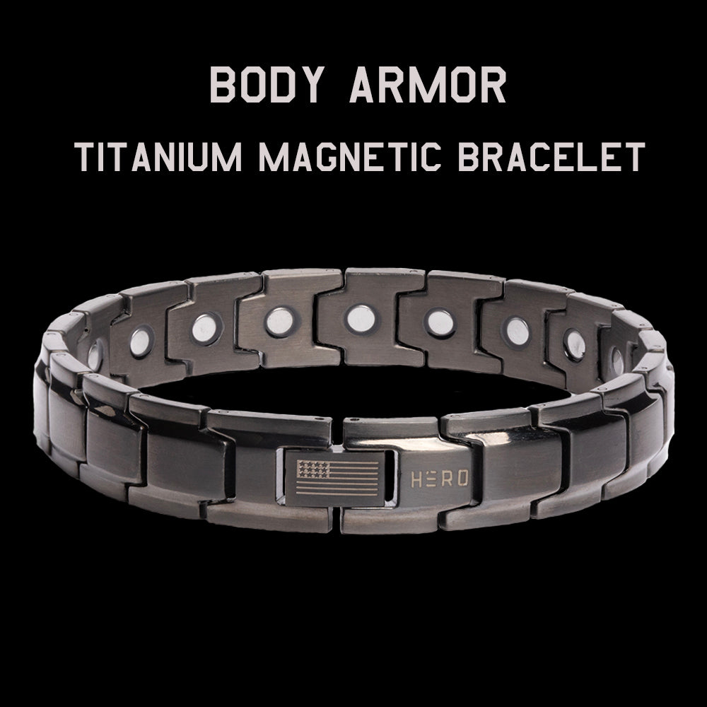 Body Armor Titanium Magnetic Bracelet: Helps Pair Veterans With A Service Dog Or Shelter Dog