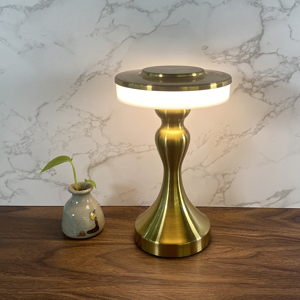 Lampe LED Rechargeable pour l'Extérieur, Bar Silencieux, Décoration de Bureau