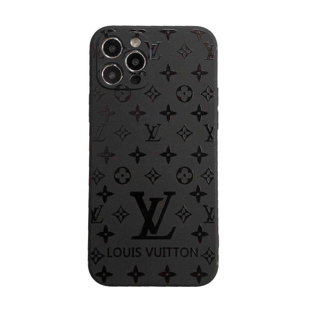 Louis Vuitton Black Puffy iPhone Case