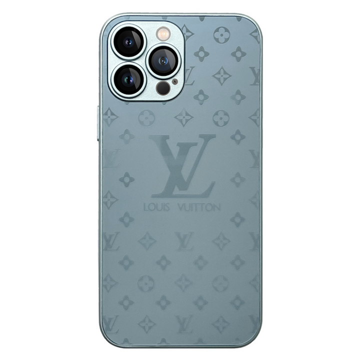 lv supreme アイトランク iphone15/15 pro ケース レザーストラップ