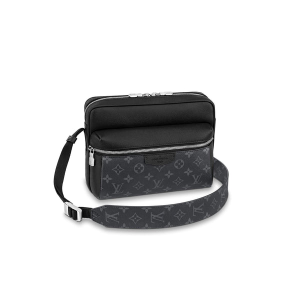 Crepslocker - The Louis Vuitton Duo Messenger bag for men is made from  Shadow leather. the Duo Messenger bag is a hybrid cross-body bag for men  with a removable coin purse attached