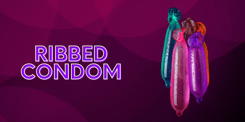 Ribbed Condom - Liv Muztang