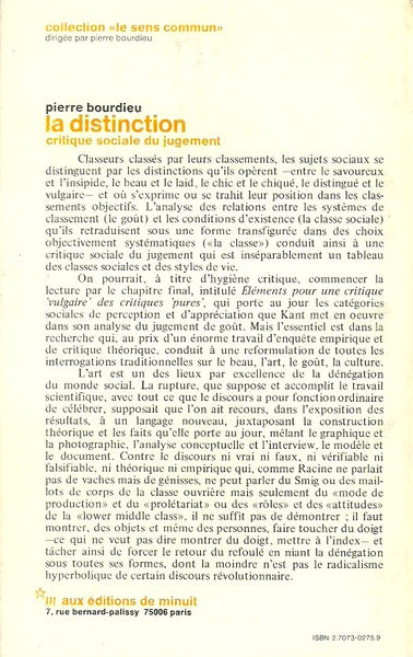 bourdieu pierre 1984 distinction routledge