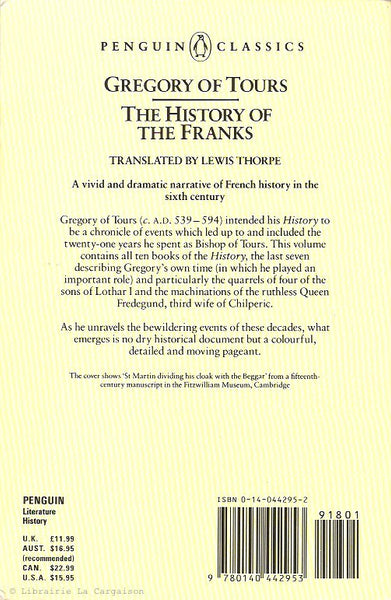 history of the franks by gregory of tours