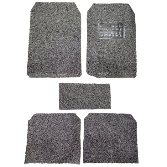 Oshotto (6255) Anti Skid Rubber Car Foot Mat for All Cars (Set of 5, B