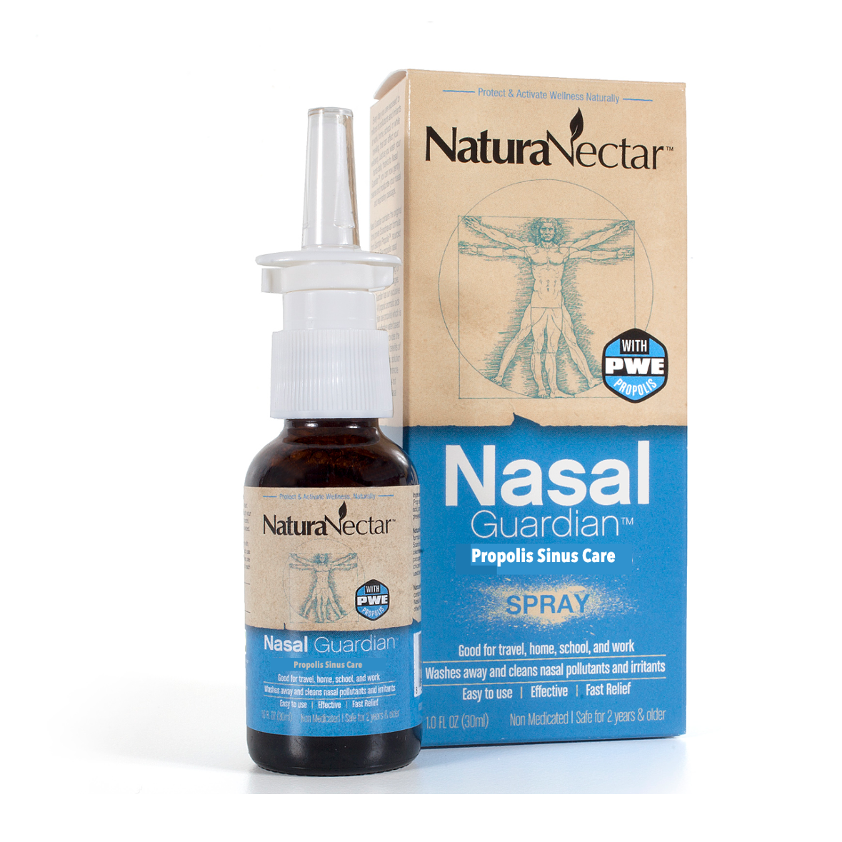 Nasal Guardian(TM) 30 mL | Isotonic Propolis Nasal Spray | 1 Fl Once