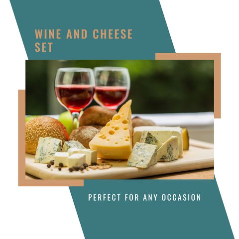 Wine and Cheese Set