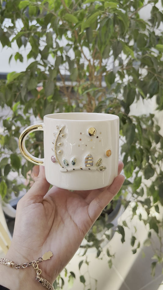 Mugniv Cactus Skull Boho Novelty Mug: Ceramic Cute Coffee Mugs & Tea Cup, Fun & Unique Cool Cactus Mug for Coffee Lovers Gifts, Succulent Cacti