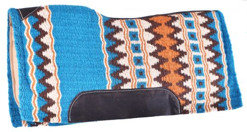 Brown & Teal Cross Design Memory Felt Saddle Pad – The Cinchy Cowgirl