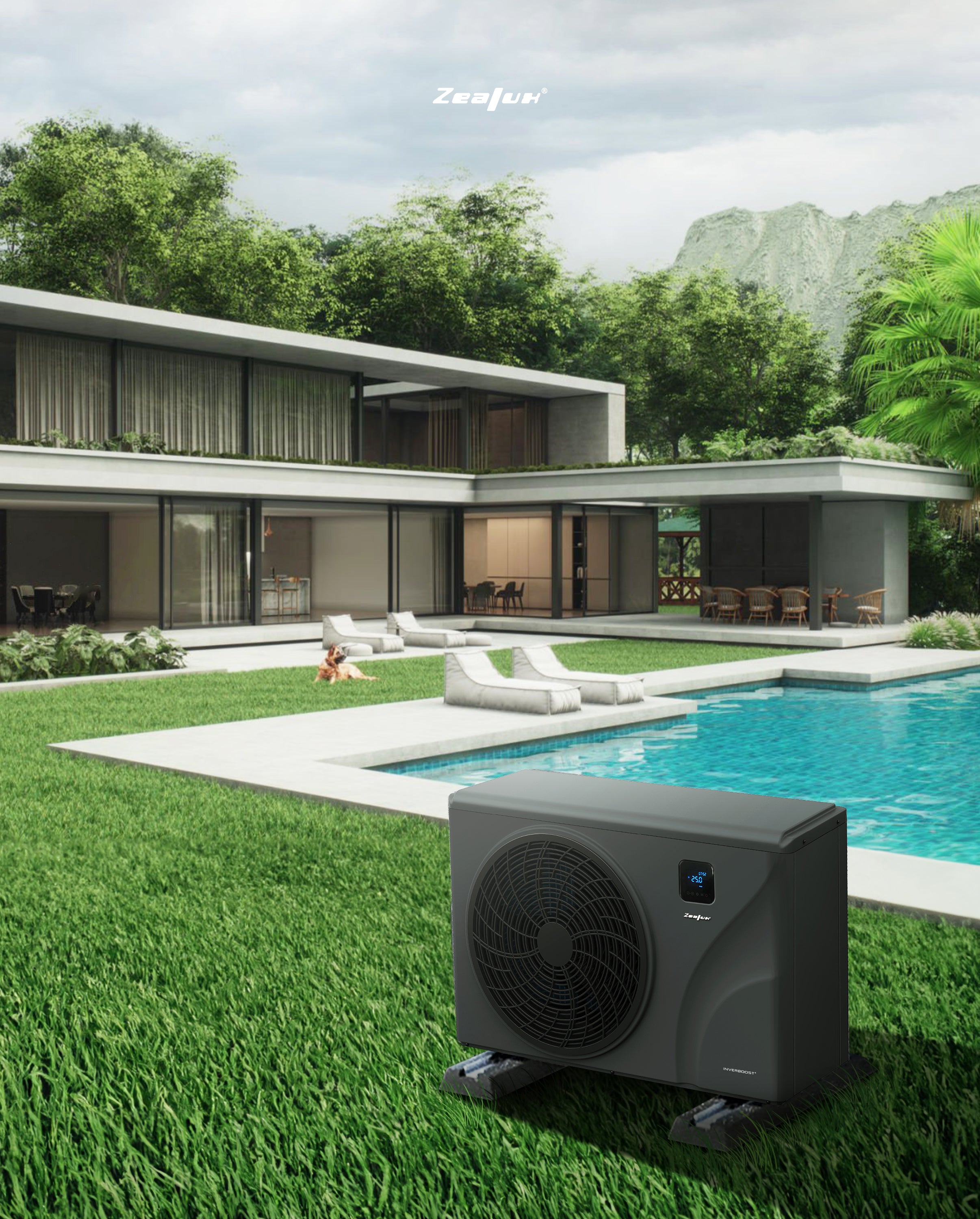 inverter heat pump for swimming pool