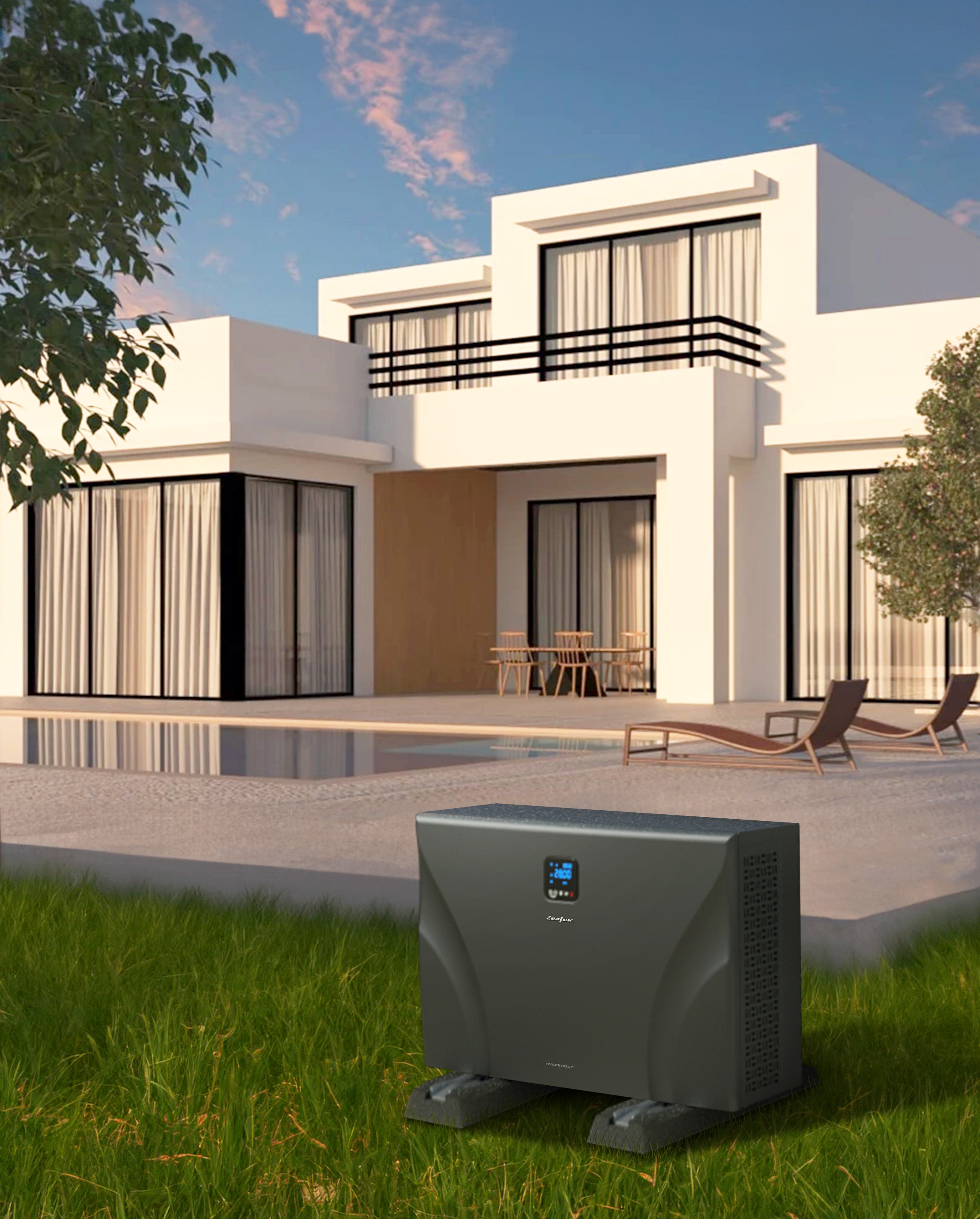 inverter heat pump for swimming pool