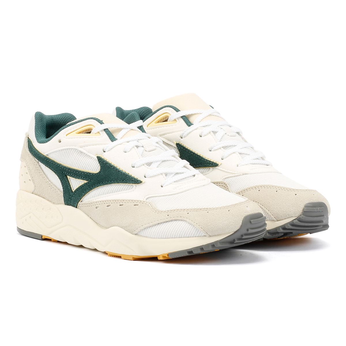 Product Image for Mizuno - D1GA236925 UNISEX CONTENDER S SAND/BISTRO GREEN - UK 10 / EU 44.5 / US 11